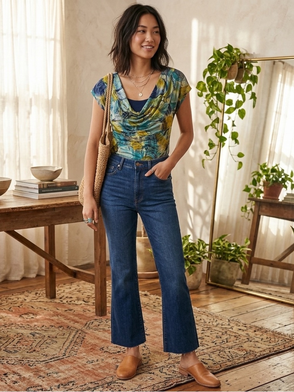 HOST PICK Cynthia Steffe, cowl neck top